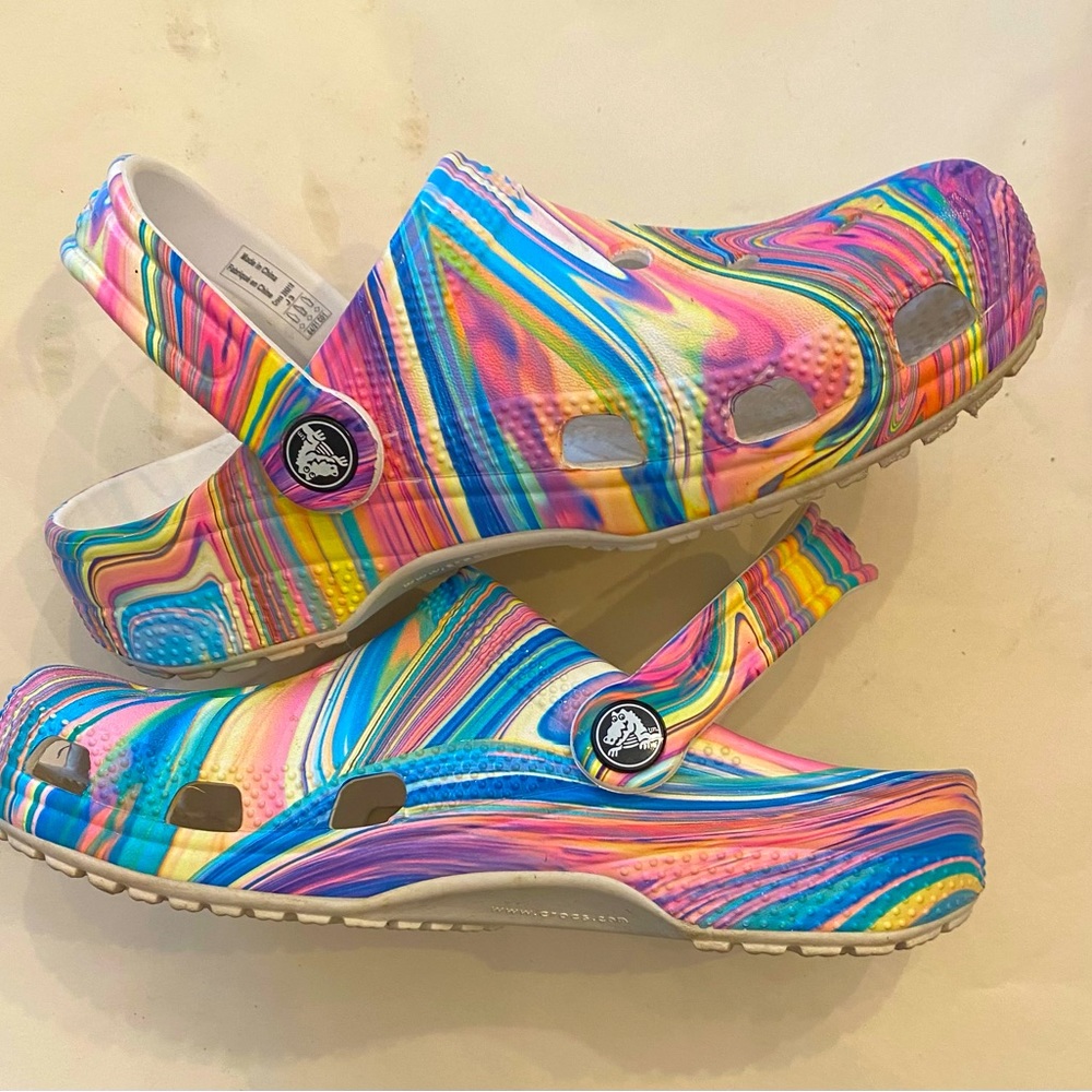 Tie Dye Croc